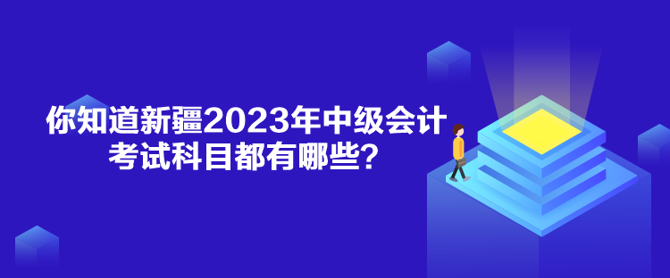 你知道新疆2023年中級(jí)會(huì)計(jì)考試科目都有哪些？