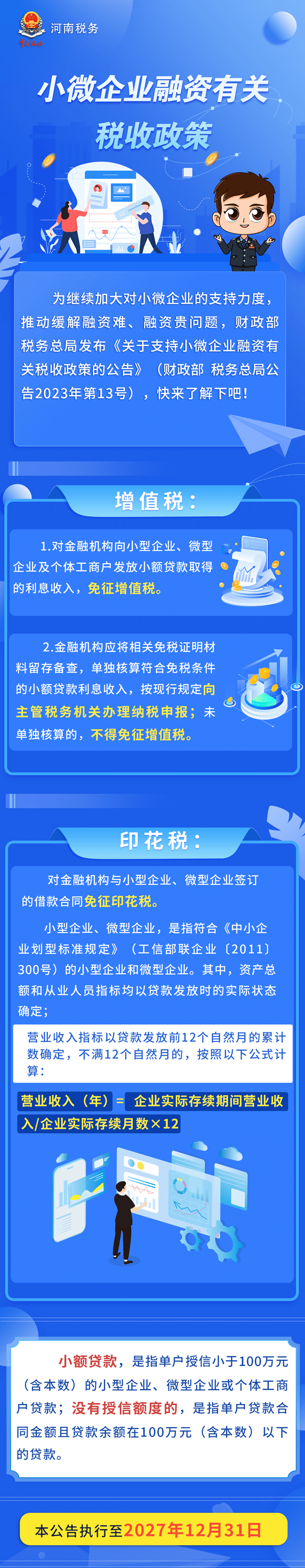 免增值稅！免印花稅！支持小微企業(yè)融資