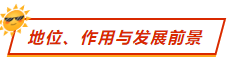 地位、作用與發(fā)展前景