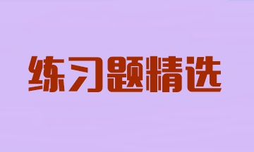 2024年注冊會計師考試《會計》練習(xí)題精選匯總