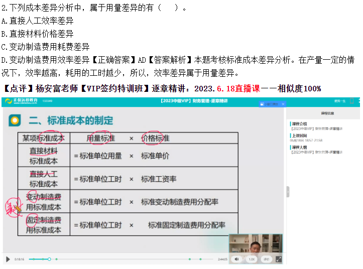 【VIP簽約特訓(xùn)班】2023中級會計《財務(wù)管理》考生回憶試題及點評