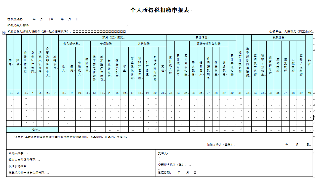 個人所得稅的工資薪金所得