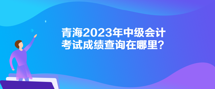 青海2023年中級會計考試成績查詢在哪里？