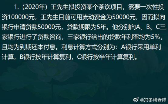 中級經濟師金融案例分析題