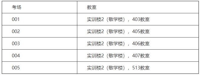 考場教室