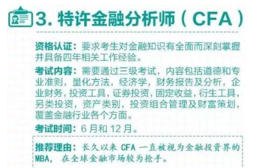 為什么要考CFA？一文帶你了解CFA含金量！