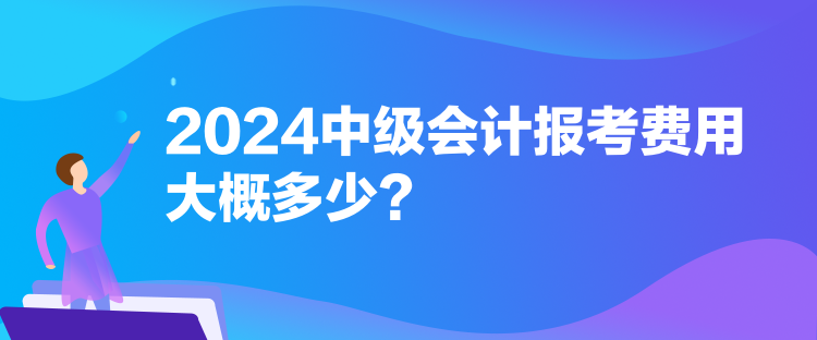 2024中級會計報考費用大概多少？