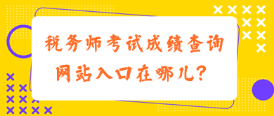 稅務(wù)師考試成績查詢網(wǎng)站入口在哪兒？