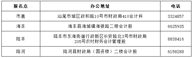 汕尾市中級會計(jì)領(lǐng)證地址