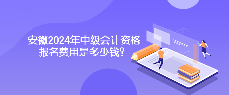 安徽2024年中級(jí)會(huì)計(jì)資格報(bào)名費(fèi)用是多少錢？