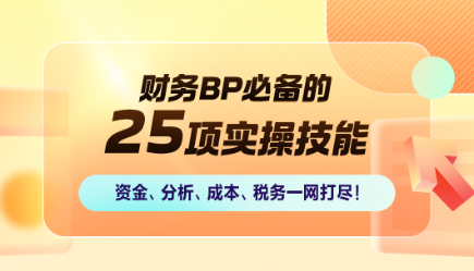 財務BP必備的25項實操技能