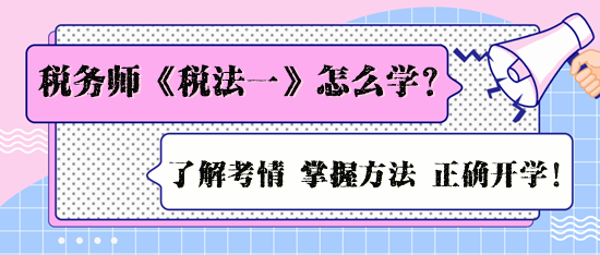 2024年稅務(wù)師《稅法一》怎么學(xué)效率高呢？