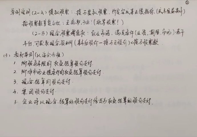 【李忠魁手寫講義】中級會計(jì)實(shí)務(wù)“股份支付”先掌握！