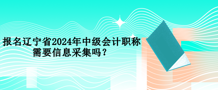 報名遼寧省2024年中級會計職稱需要信息采集嗎？