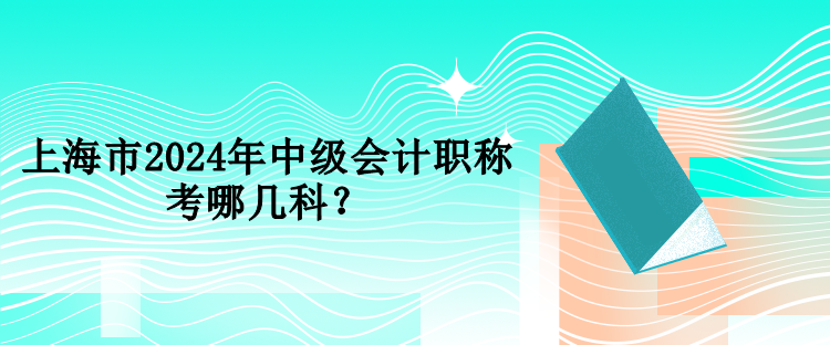 上海市2024年中級(jí)會(huì)計(jì)職稱考哪幾科？