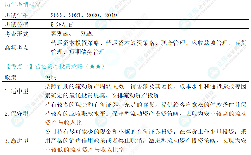 2024年注會《財務成本管理》第11章高頻考點1