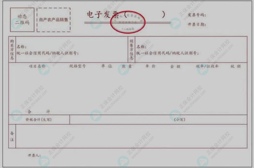 農(nóng)產(chǎn)品免稅數(shù)電發(fā)票開具及抵扣規(guī)則
