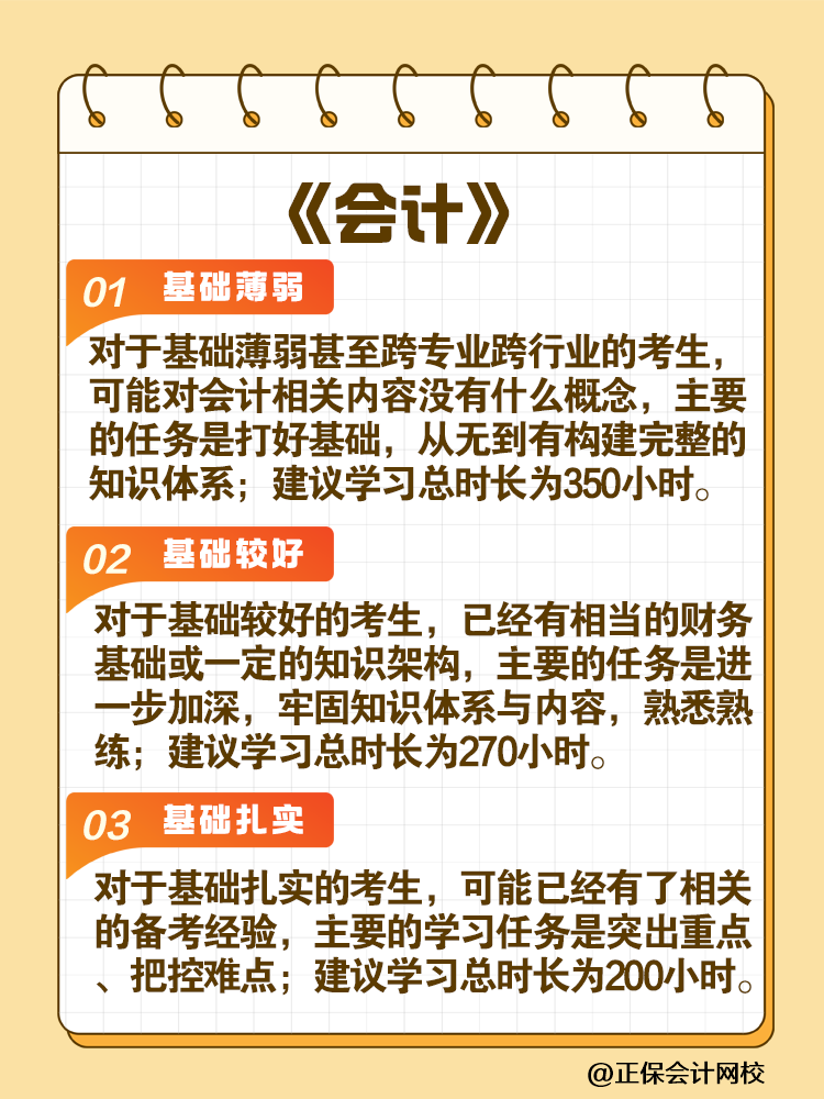 考生關(guān)注！2025年注會各科目建議學(xué)習(xí)時長