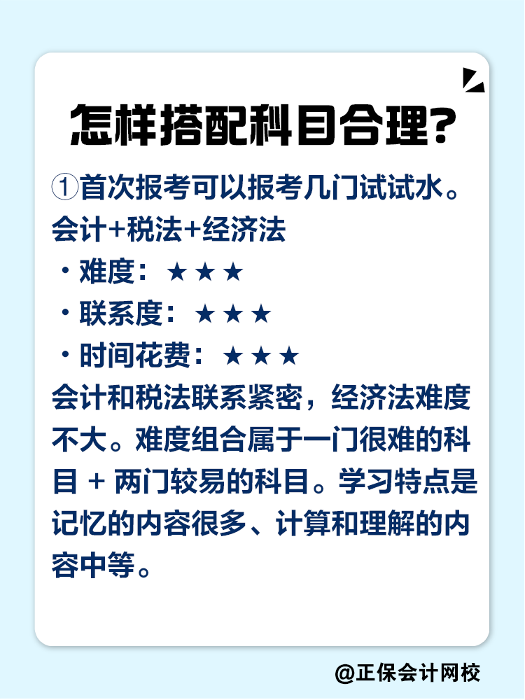 2025注會考試報幾科比較合適？科目如何搭配？