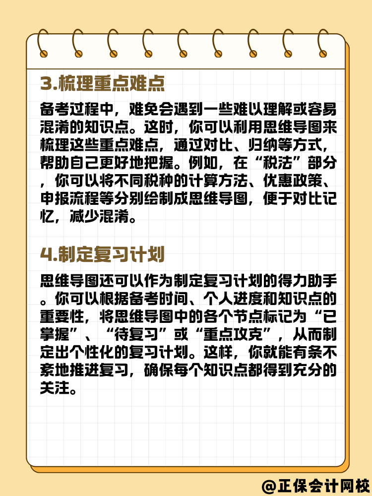 如何利用思維導(dǎo)圖備考2025年中級會計考試？